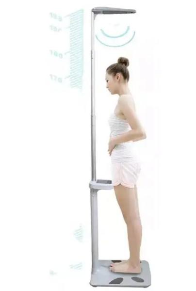 Quality Factory Price Digital Medical Body Fat Analyzer BMI Ultrasonic Weighing And Height Scale For Home And Hospital for sale