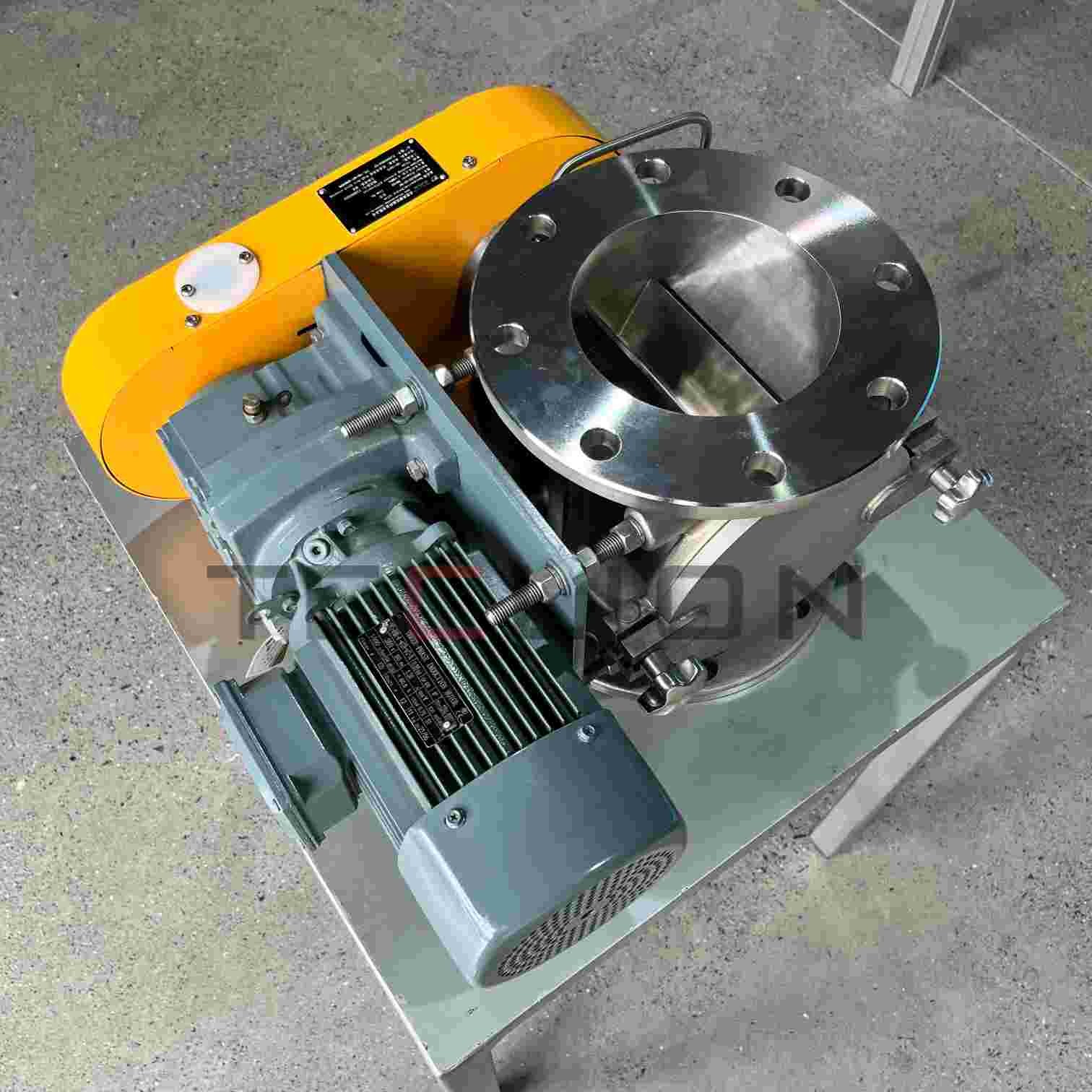 Stainless Steel Inlet Rotary Airlock Feeder Valve For Coal Carbon Silicon Powder