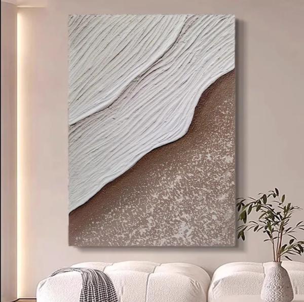 Quality 3D Sandstone Painting  Handmade Oil Painting On Canvas For Home Decoration Wall Art for sale