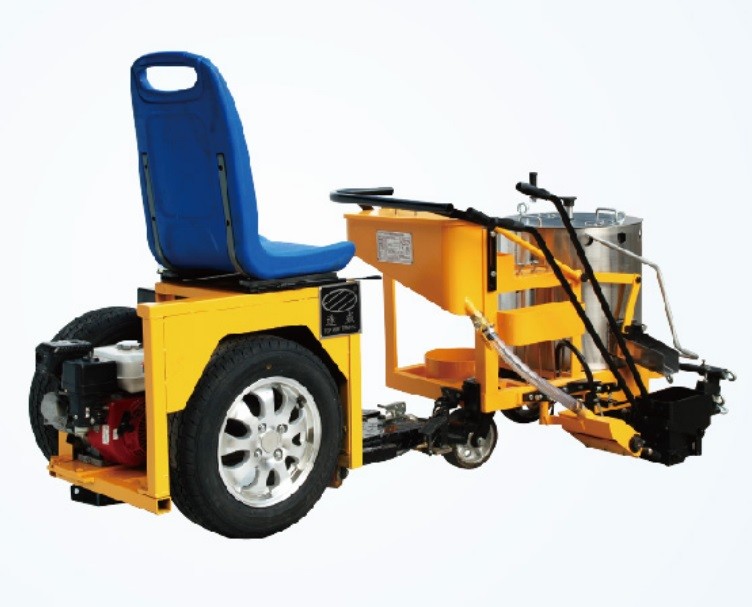 160kg Hand Push Thermoplastic Road Marking Machine Boosting Driver