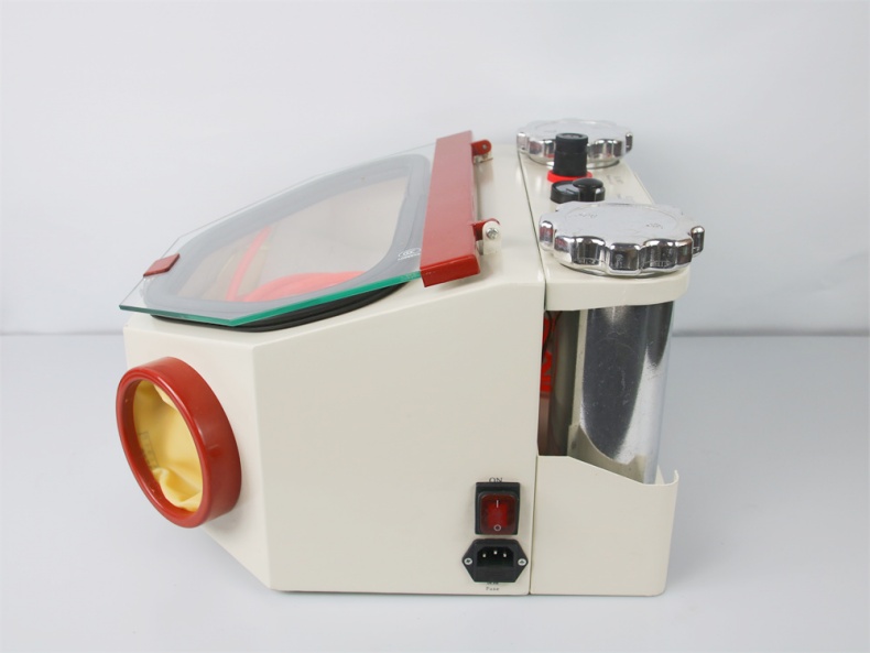 LED Light Dental Sandblaster Two Pen Dental Lab Equipment Dental Sandblasting Machine