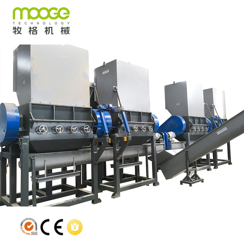 PP HDPE PET Bottle Label Remover Machine 5000KG/H Washing Line