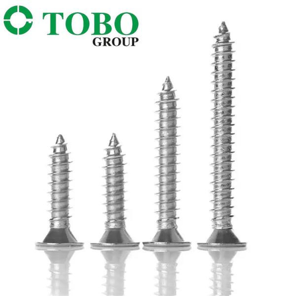 Stainless Steel Phillips Countersunk Head Tapping Screw For Drywall / Wood /