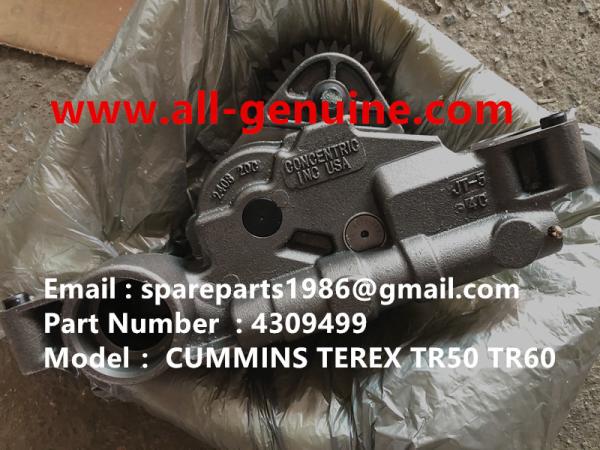 4309499 FUEL PUMP TEREX CUMMINS DUMP TRUCK TR50 TR60 TR100 TR70 MINING HAULER