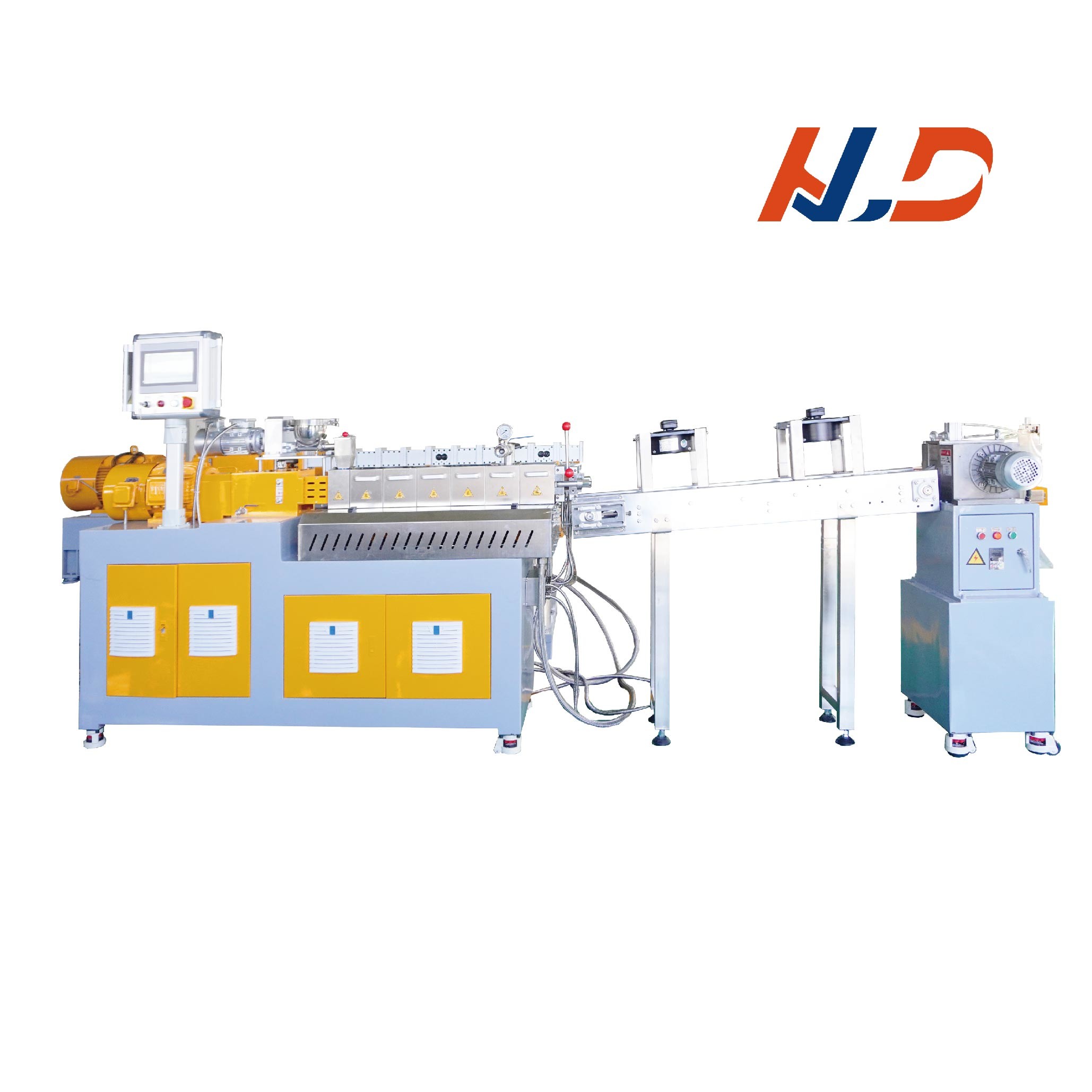 Low Noise Air Cooled Strand Pelletizing Equipment Extruder Auxiliary Machine