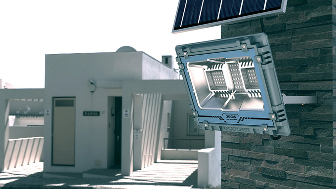 60w~800w LED Solar Street Flood Light With Remote Solar Powered Flood Lights