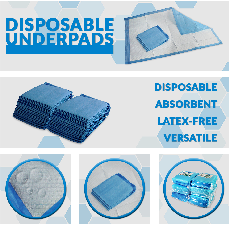 Baby Adult Pet Ultra Absorbent Diaper Non-skid Waterproof Disposable Bed Pads Worry Free Overnight Protection