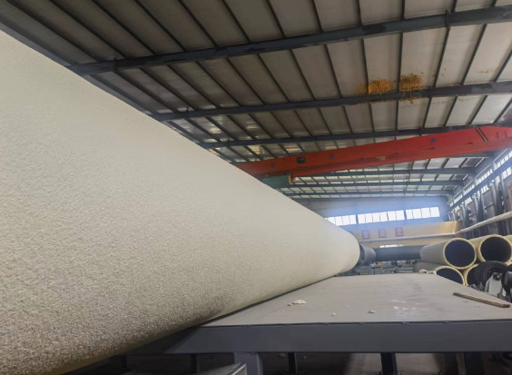 Preinsulated Pipe Making Machine For PU Spraying PE Film Wrapping 2-Step Method