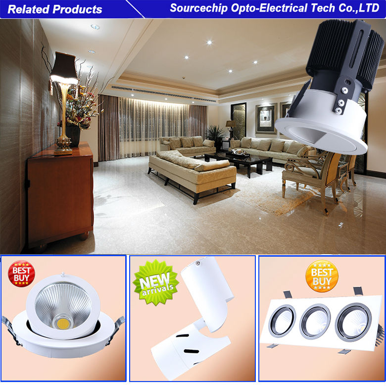 White SMD 10w LED downlight wholesale