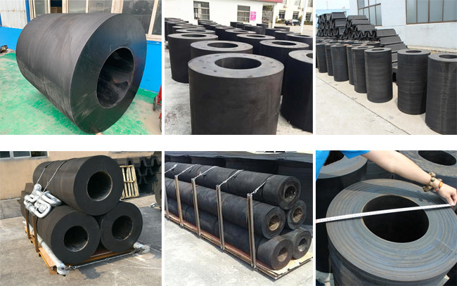 Thermostability Cylindrical Marine Fenders 3 MPA Dock Boat Bumper