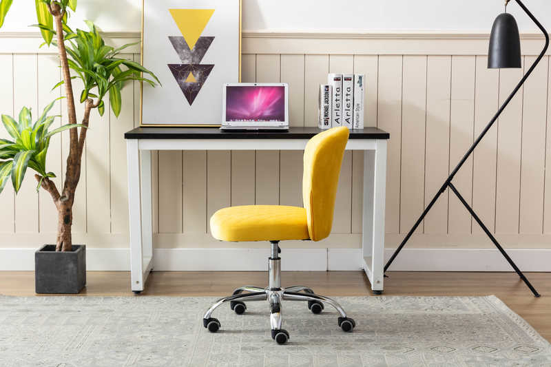 Computer Chair Task Chair Home Executive Desk Chair-Yellow
