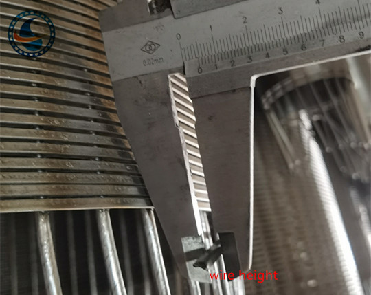 OD 273mm V Wire Johnson Wire Screen Non Magnetic Stainless Steel