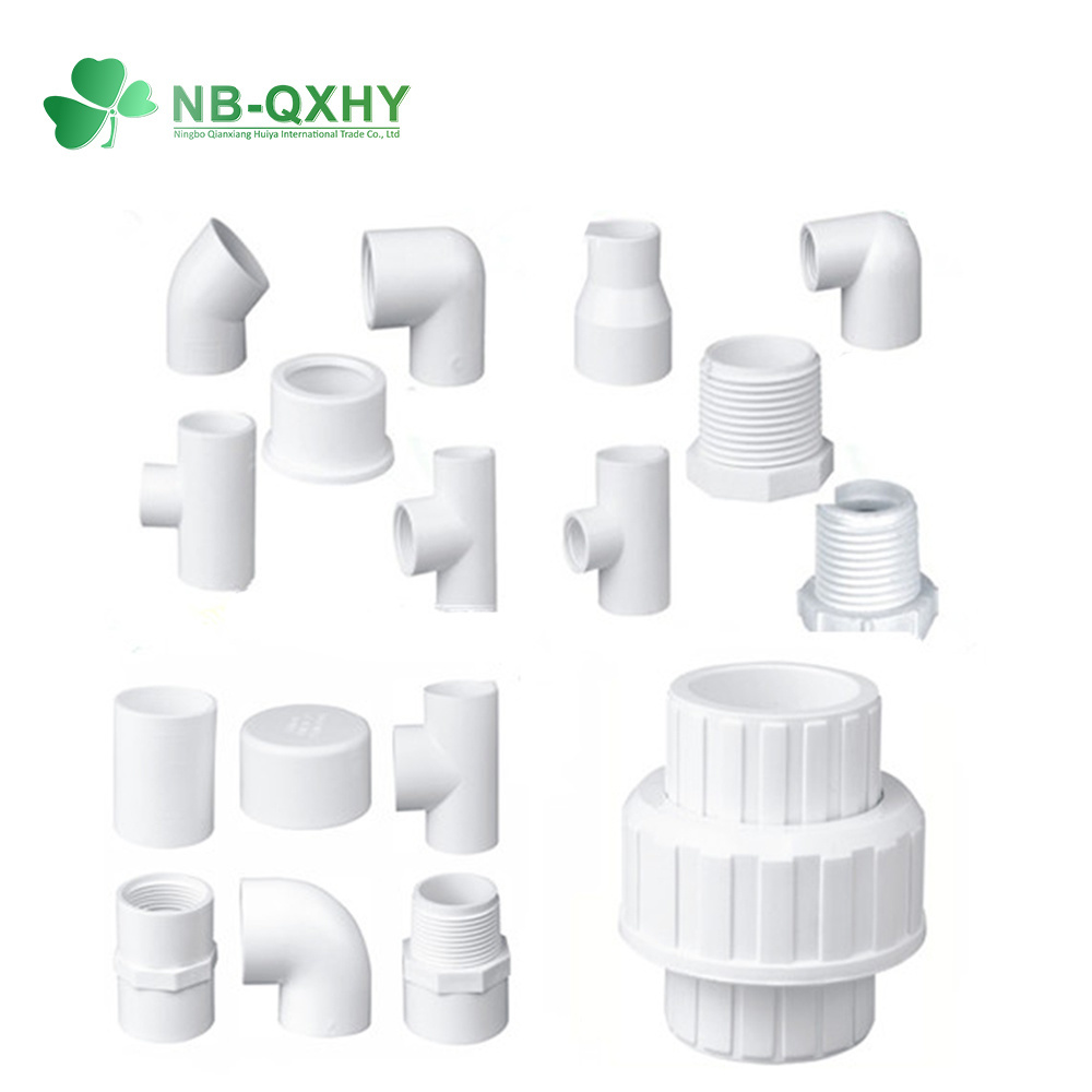 Plastic DIN Standard Pipe Fittings Pn10 Pn16 Pipe Fitting Sch40 Sch80 UPVC PVC Pipe Fitting for Water Supply