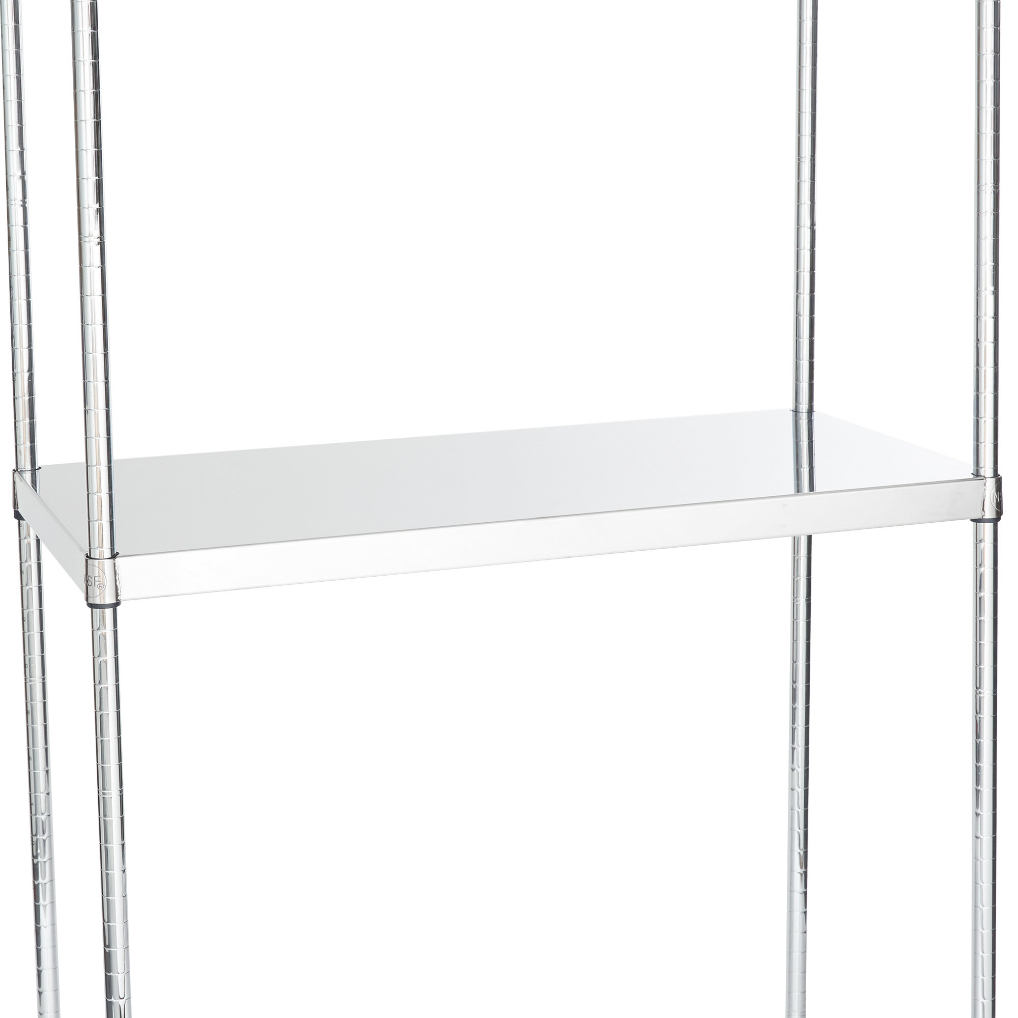 Silver Color Stainless Steel Solid Metal Shelves Work Table Carts For Restaurant