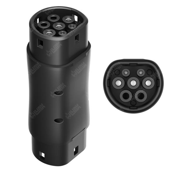 Quality High Quality 32a 240v 7kw Gb/t to Type 2 Ev Adapter Gbt to Type 2 Ev Charger Adapter for sale