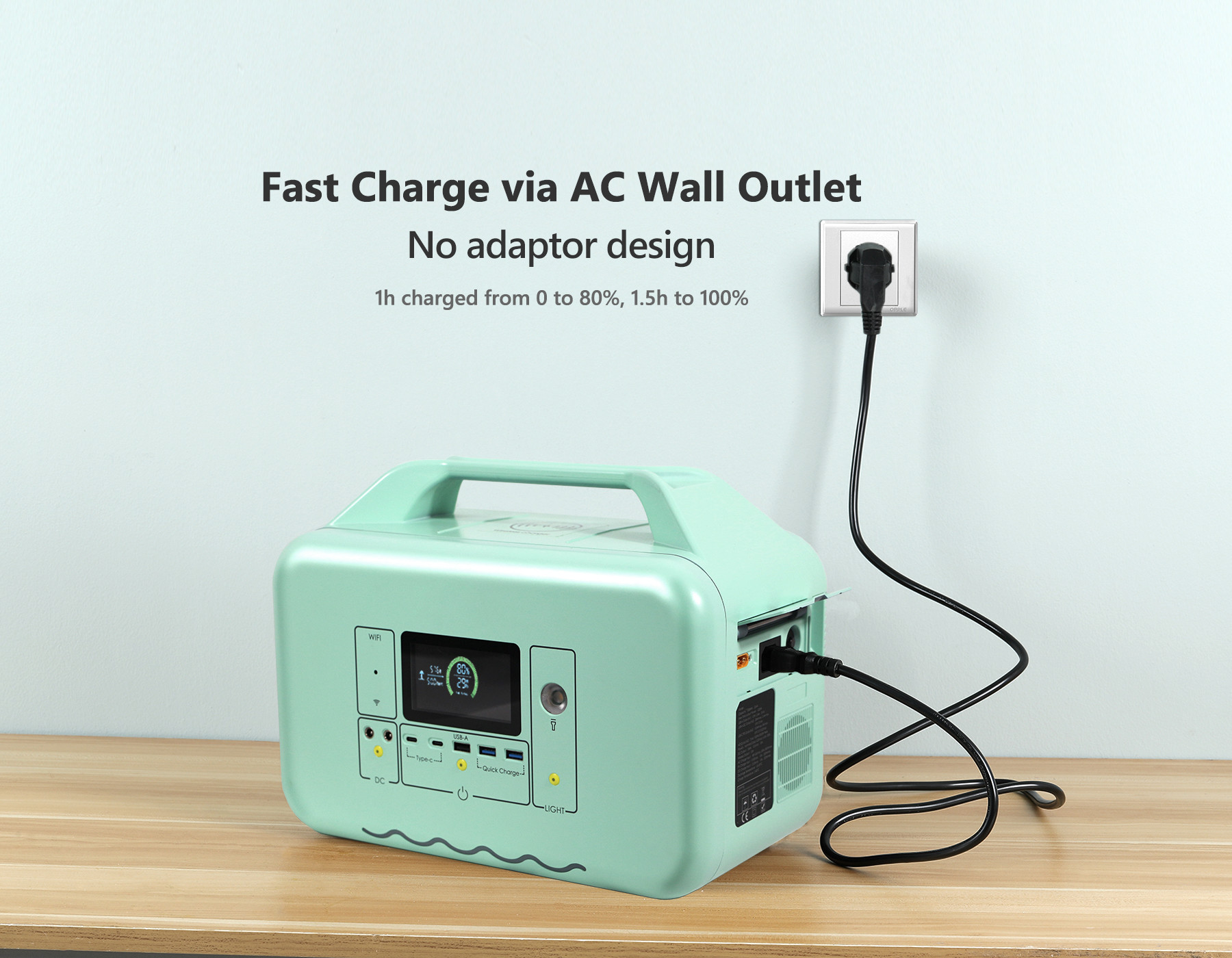 Portable Solar Generator Emergency Power Supply High-power Portable Power Station