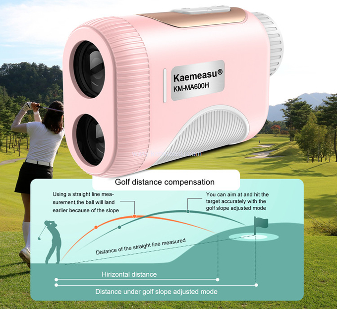 Kaemeasu Mini Laser Rechargeable Golf Rangefinder IP54 MA1000