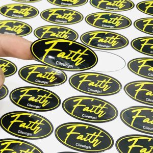 Customized Plastic Adhesive Labels Antistatic Support Thickness Customization