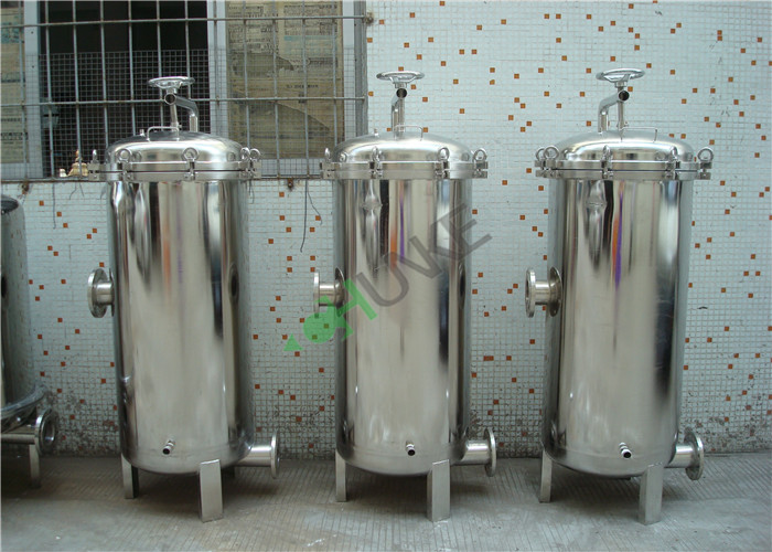 Stainless Steel Cartridge Filter Housing for Cosmetic Industry Customizable