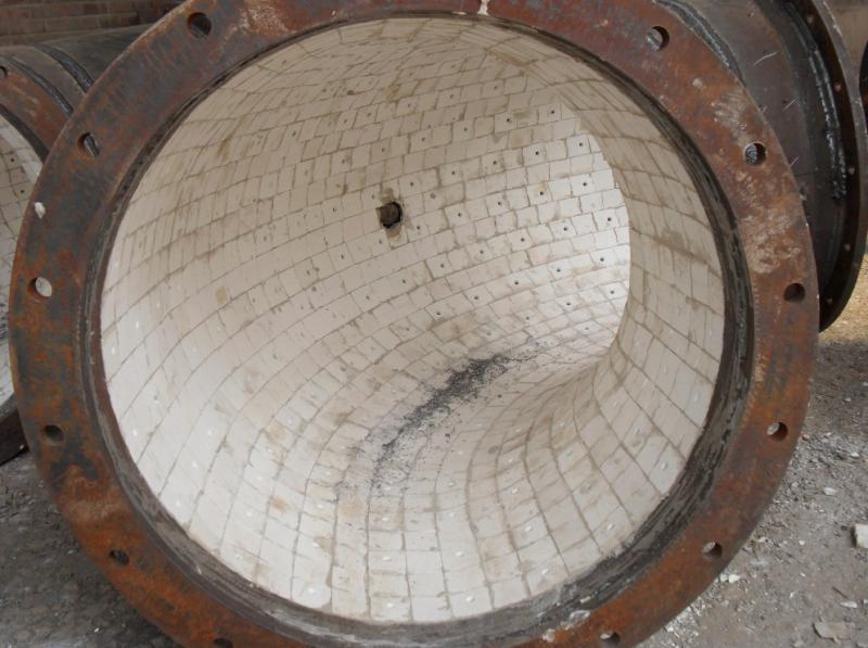 White 92% Alumina Ceramic Bricks for Pebble Mill Ball Mill Common Refractoriness