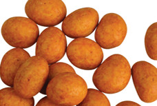 Wheat Flour Coated Peanuts Crackers Roasted Spicy Refreshing Taste Hard Texture