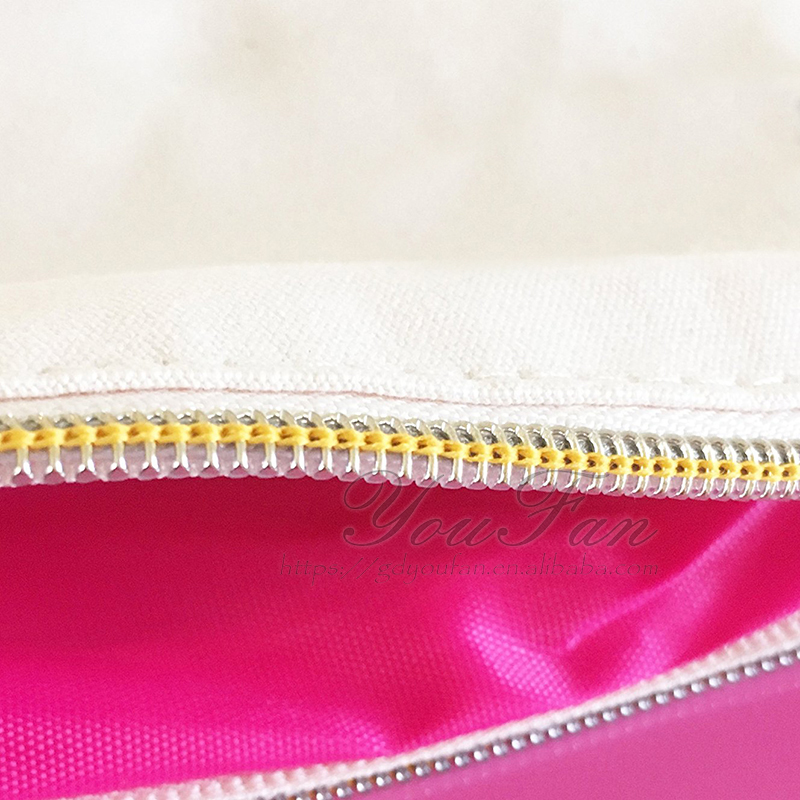 Gorgeous Canvas Cosmetic Toiletry Bag Lightweight For Travelling