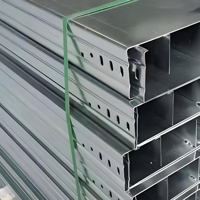 High Corrosion Resistance Aluminum Cable Tray With Straight Slot Type