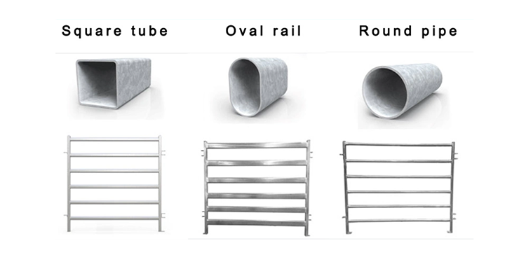 Australia Portable Farm Livestock Steel Fence Panels Galvanized For Cattle