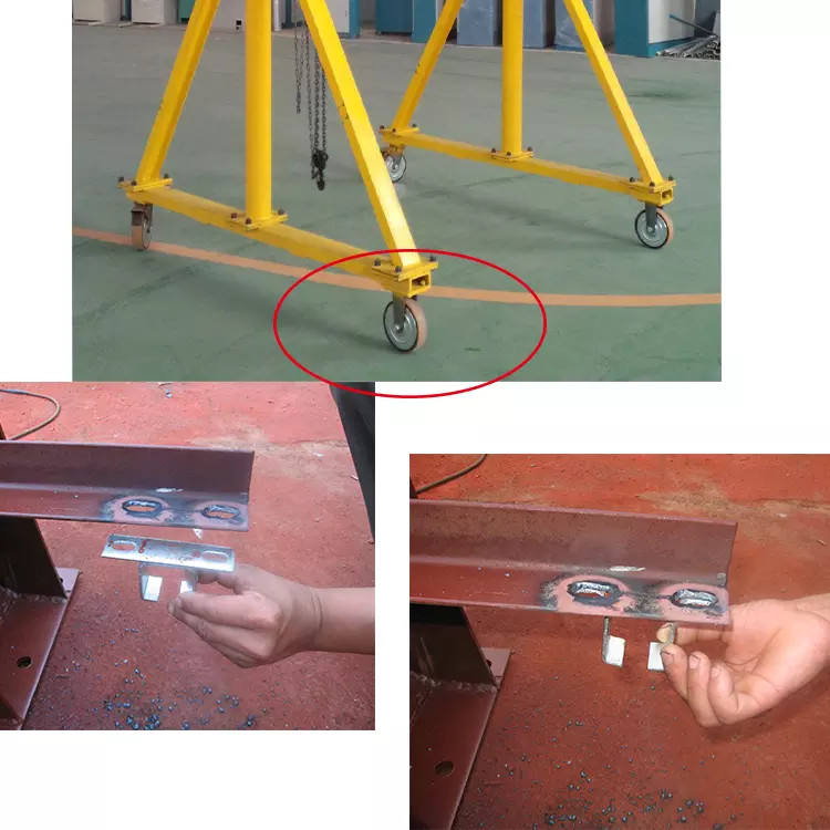 Mobile Type Lifting Height 6M Portable Gantry Crane