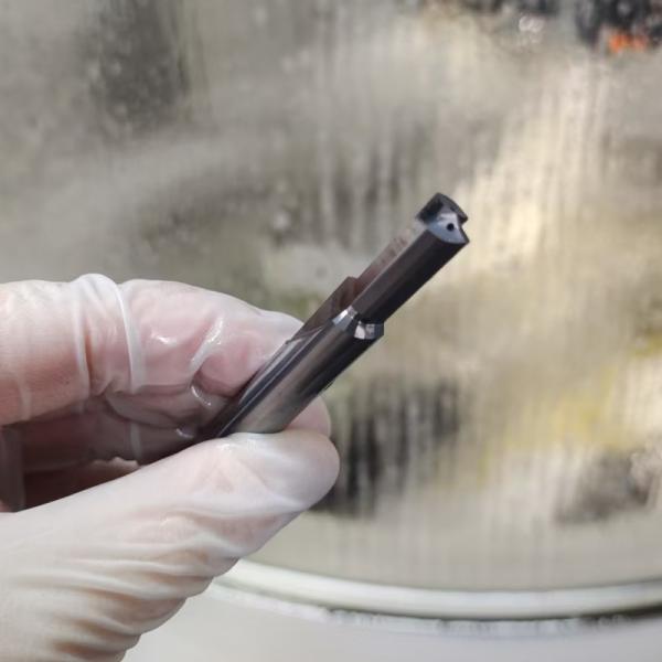 Quality 7.4mm 2 Flutes Carbide Step Drill Non Ferrous Metals Drilling With Chip Evacuation for sale