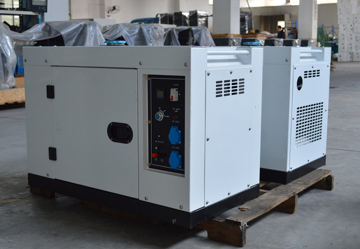 220 Volt Portable Silent Power Generator 7.5 Kva Generator Set With Wheels