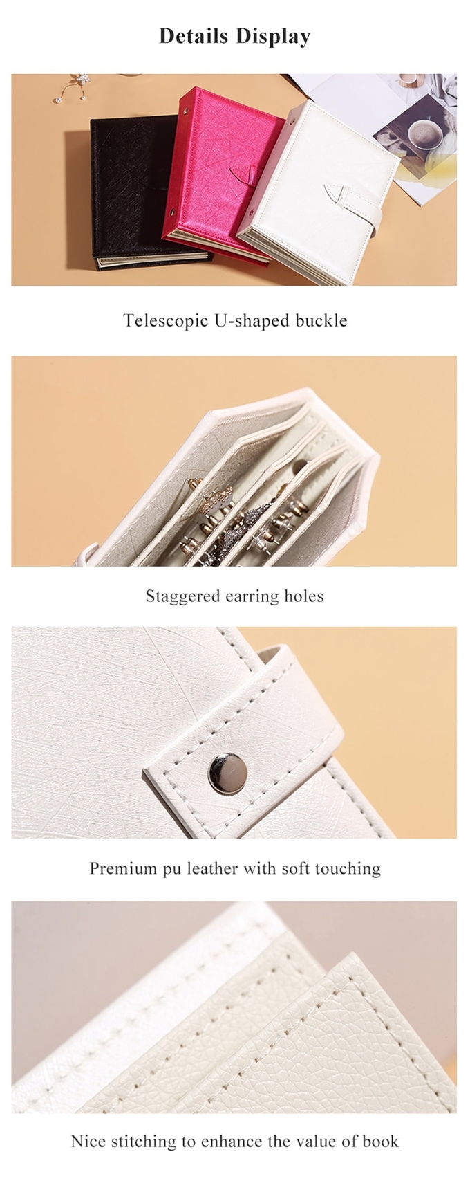 42 Pairs Earrings Storage Book