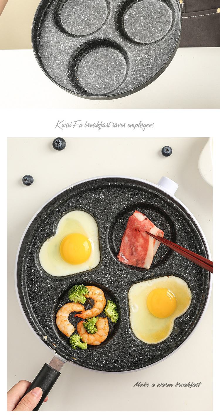Multiple Styles Egg Frying Pan Four-cup Egg Pan Medical Stone Non-stick Frying Pan