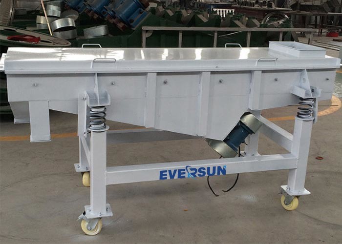 304 Stainless Steel Linear Vibrating Screen For Sugar Salt Granules