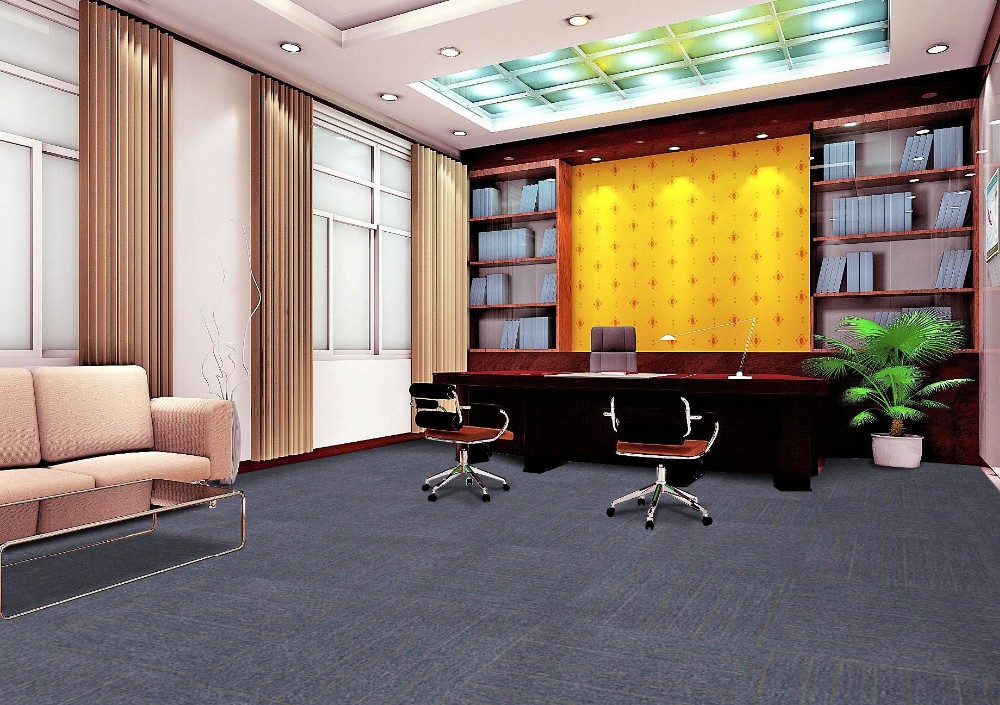 Jacquard 50*50cm PP carpet tile for conference room