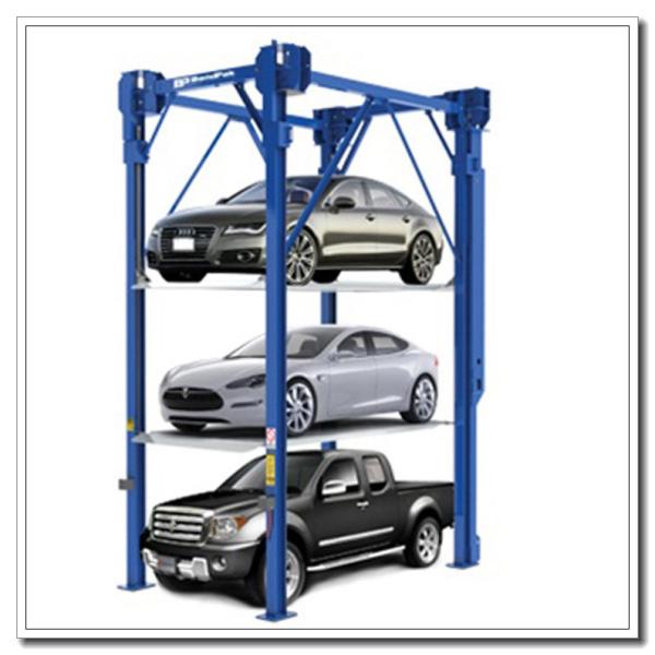 Hydraulic Multilevel Car Stacker Vertical Parking Semi Automatic Garage Car