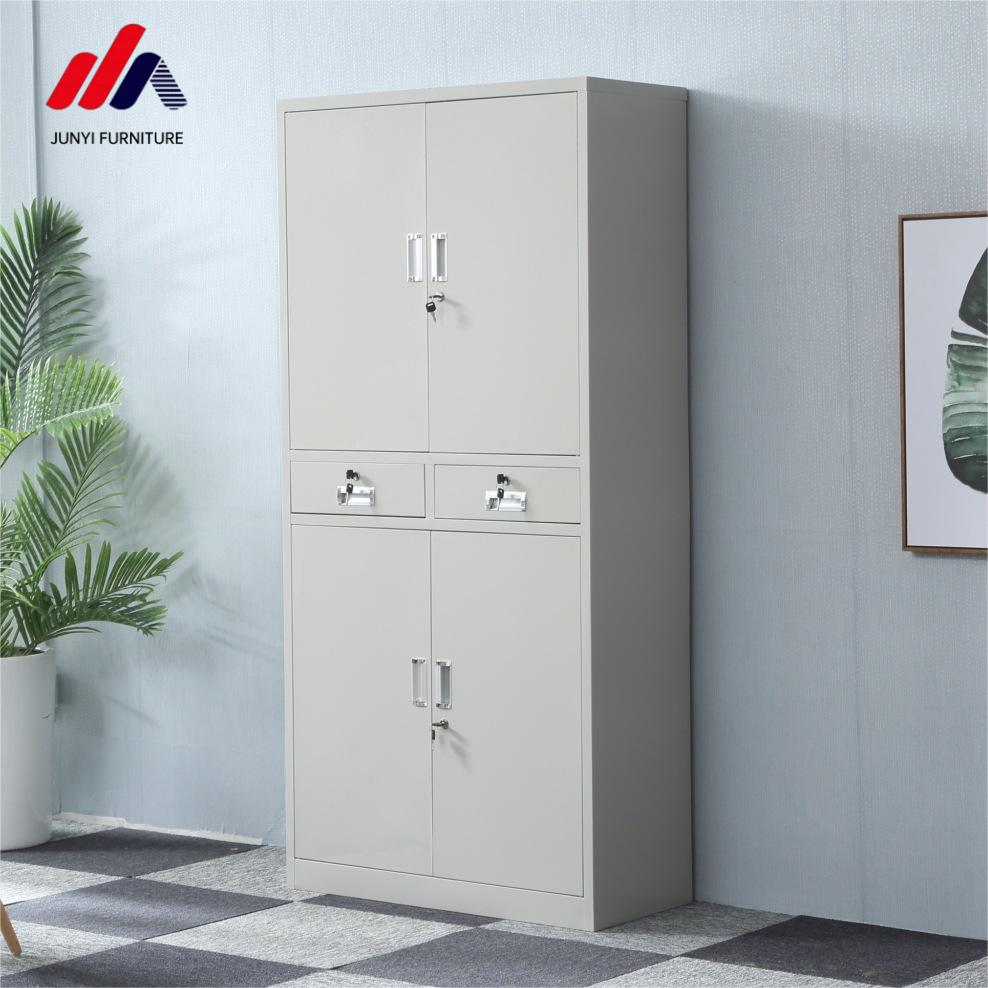 0.5-1.2mm Thickness Modern Office Steel Filing Cabinet with Stainless Steel