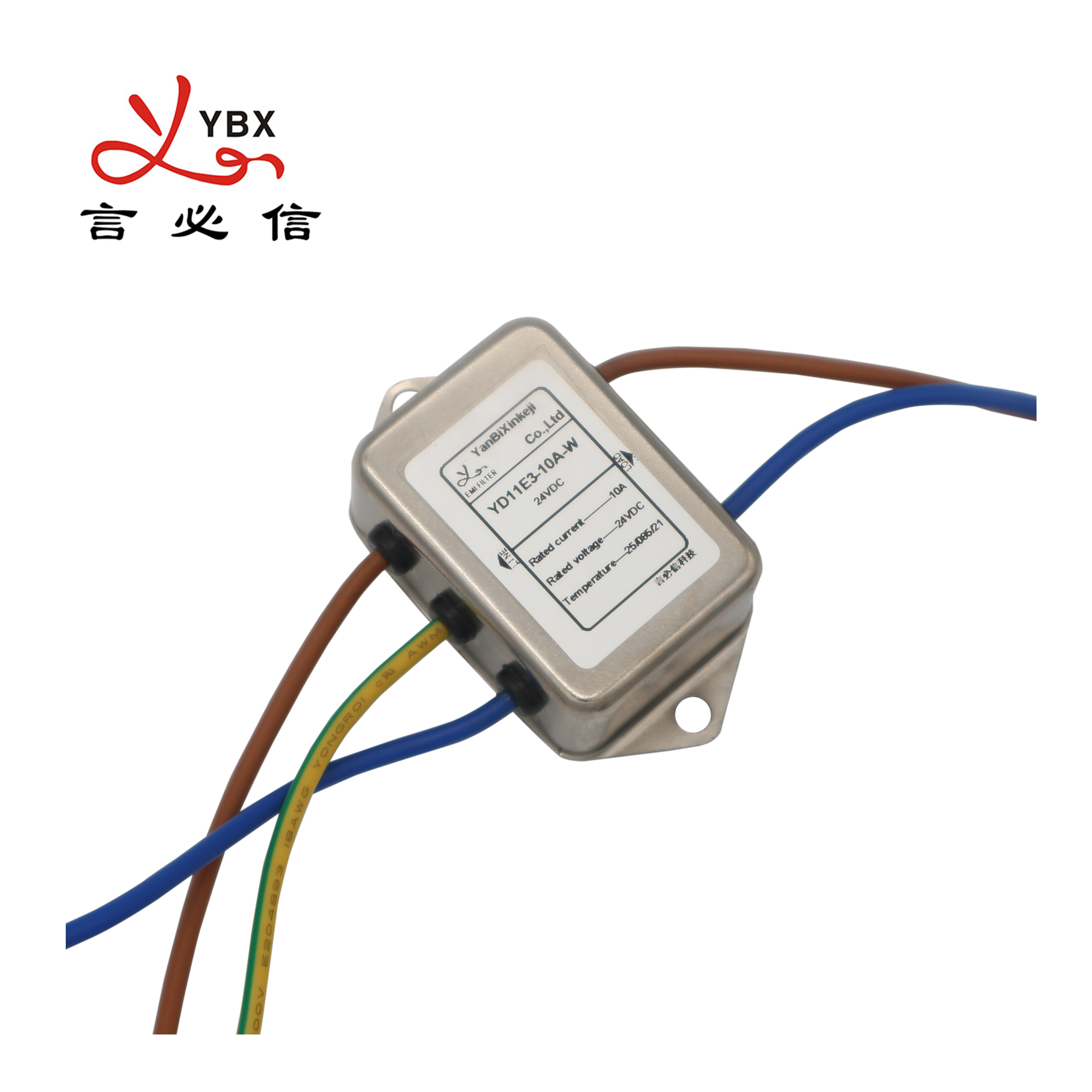 10A Electrical DC Line Noise Filter ISO9001 Certification OEM Service