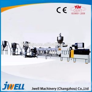  Jwell hot sale PE &amp; PP wood plastic composite extrusion line Manufactures