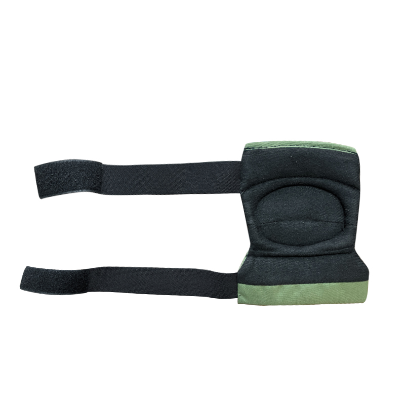 Thick 600D Polyester Green Hard Shell Knee and Elbow Pads for Outdoor Enthusiasts