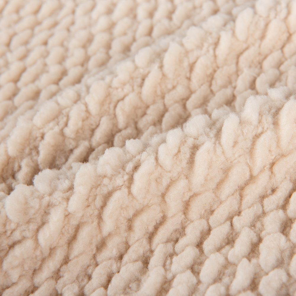 100% Polyester Soft Knitted Plush Fleece Shu Velveteen Mirco Sherpa Fabric Lightweight