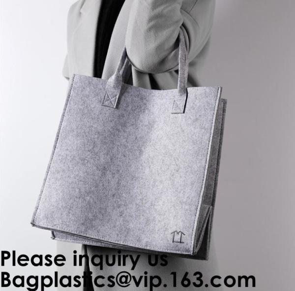 Grocery Bags Reusable Eco Shopping Bags Large Made By Felt Fabric Produce Bags