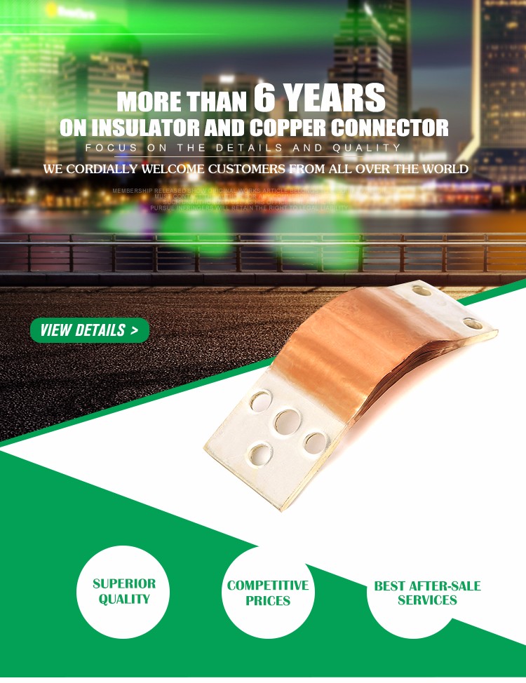 Electrical soler tinned compact copper foil connector