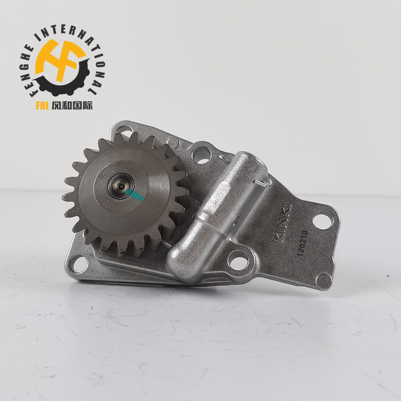 6D95 PC200-5 Excavator Engine Oil Pump With 21 Tooth 6209-51-1201