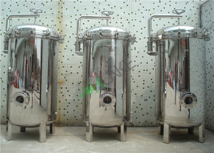 SS304 SS316 Stainless Steel Cartridge Filter Housing For RO Water System