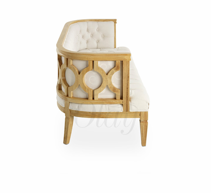 HOT SELL solid Wood Frame Upholstered Wedding desig and partyEvent Sofas