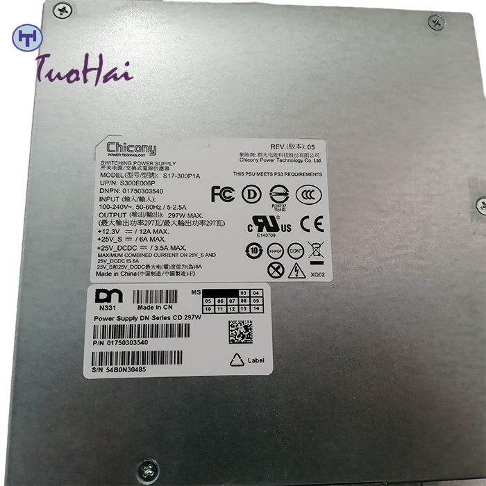 1750303540 01750303540 ATM Spare Parts Wincor Nixdorf DN100/150 Power Supply 297W