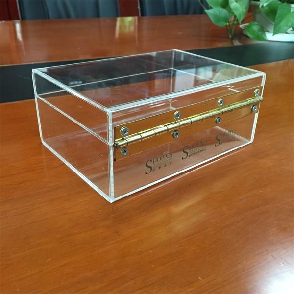custom high clear acrylic cube storage boxes