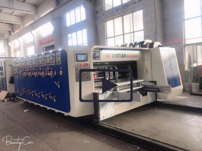 High Precision Carton Making Machine 15kw - 30kw With 20crmnti Alloy Steel Transmission