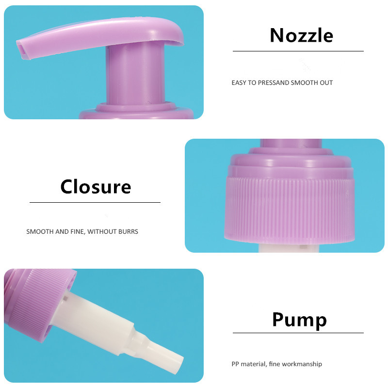 Left Right Lock Plastic Cosmetic Small Lotion Pump Customizable Closure Size